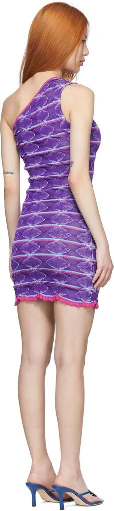 Gimaguas SSENSE Exclusive Purple Mini Dress 3
