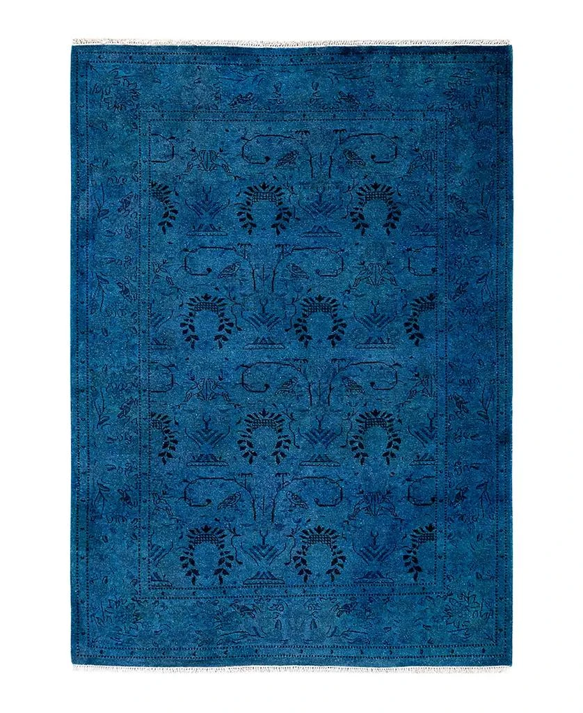 ADORN HAND WOVEN RUGS Fine Vibrance M1521 4'2''x5'10'' Area Rug 1