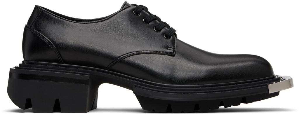 Shop Black Reel Metal Toe Derbys on Sale at BeyondStyle – Get 15