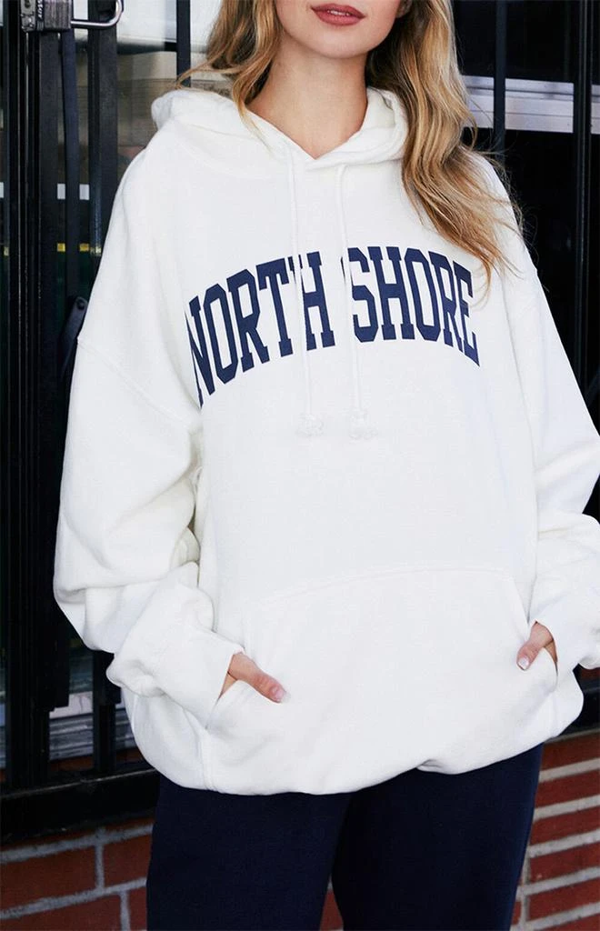 John Galt White Christy Northshore Oversized Hoodie 1
