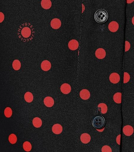 Stella McCartney Polka-dot silk-crêpe maxi dress 4