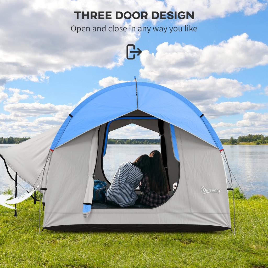 Streamdale Furniture Streamdale Waterproof SUV Tent: 3 Doors, Sleeps 5-6