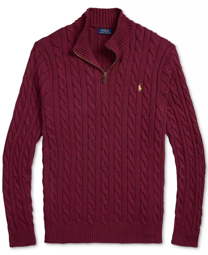 Polo Ralph Lauren high quality Mens Big & Tall Long Sleeve Jersey Quarter-Zip Pullo Polo 3XB