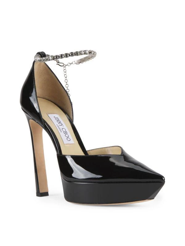 Jimmy Choo Saeda 125MM Leather Pumps 2