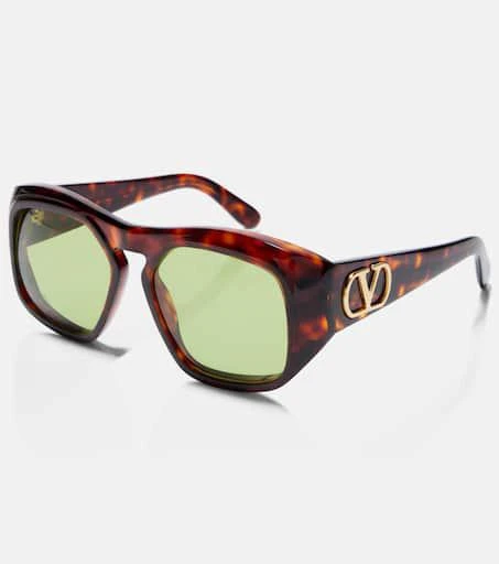 Valentino VLogo square sunglasses 4