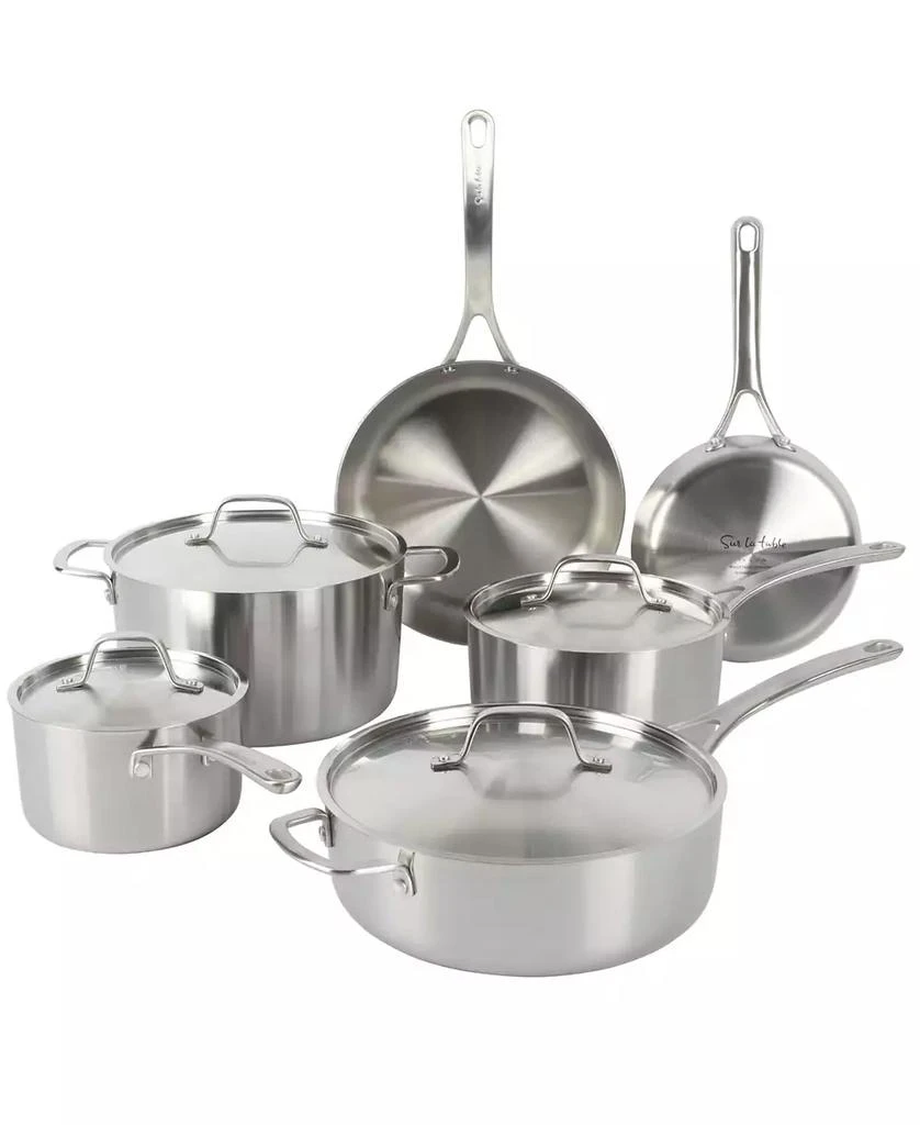 Sur La Table Pine and Pike 10-piece Stainless Steel Cookware Set 1