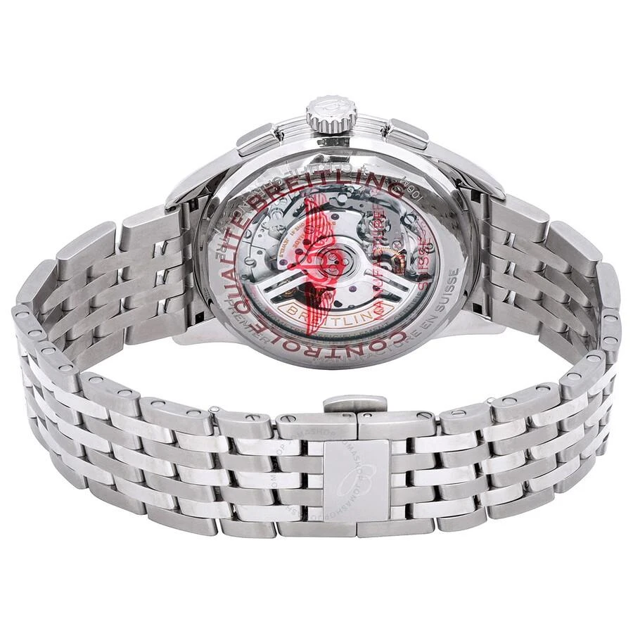 BREITLING Premier B01 Chronograph 42 Automatic Chronometer Salmon Dial Men's Watch AB0145331K1A1 3