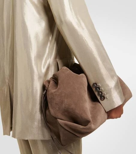 Brunello Cucinelli Metallic gabardine blazer 6