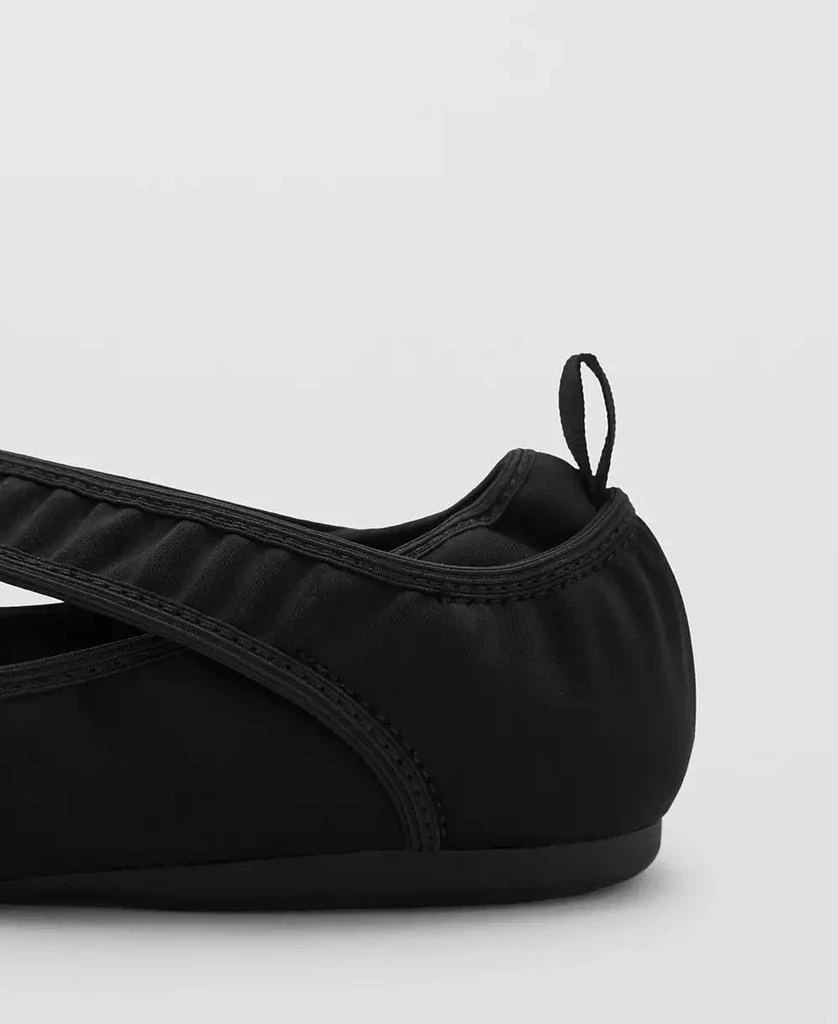 Mango Women's Cross-Sport Ballet Flats 5