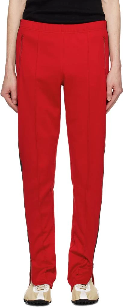 MAISON MARGIELA Red Striped Sweatpants 1