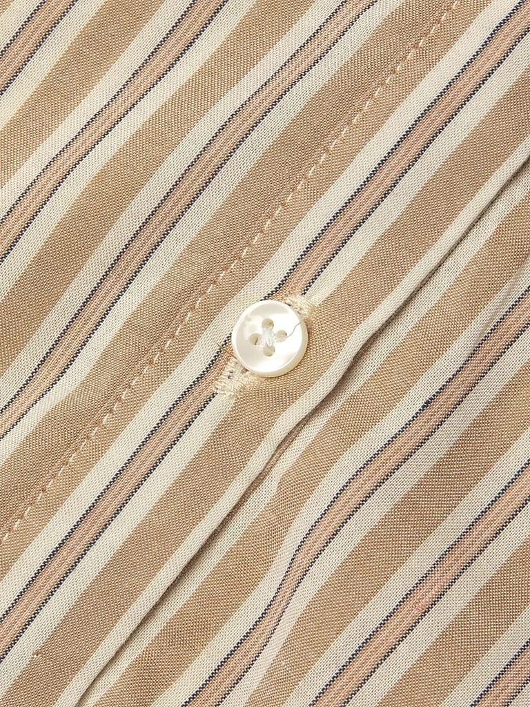Birds of Paradis Ruth Pinstriped Cotton-Blend Shirt 6