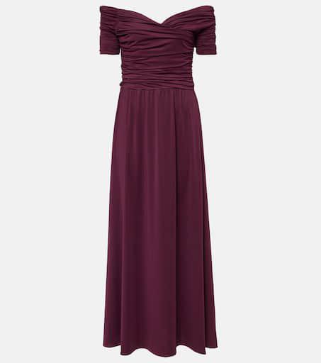 Altuzarra Charlotte ruched jersey midi dress