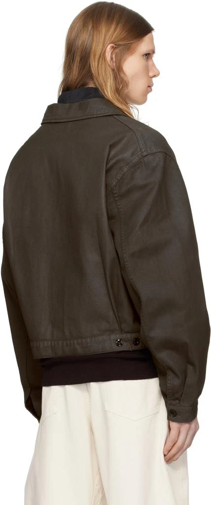 Lemaire Brown Trucker Denim Jacket 3