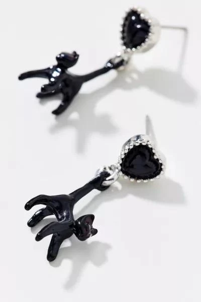 Urban Outfitters Hearts & Cats Drop Earring 1