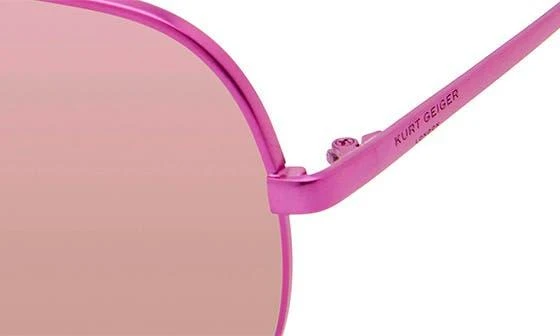 Kurt Geiger Fuchsia Aviator Sunglasses Kurt Geiger | Accessories | Kurt Geiger Fuchsia Aviator  main image 3