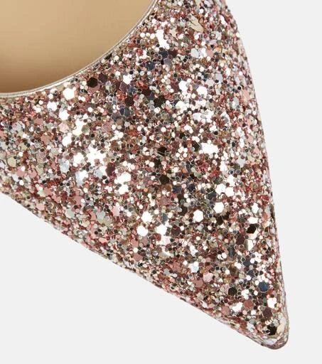 Jimmy Choo Love glitter ballet flats 6