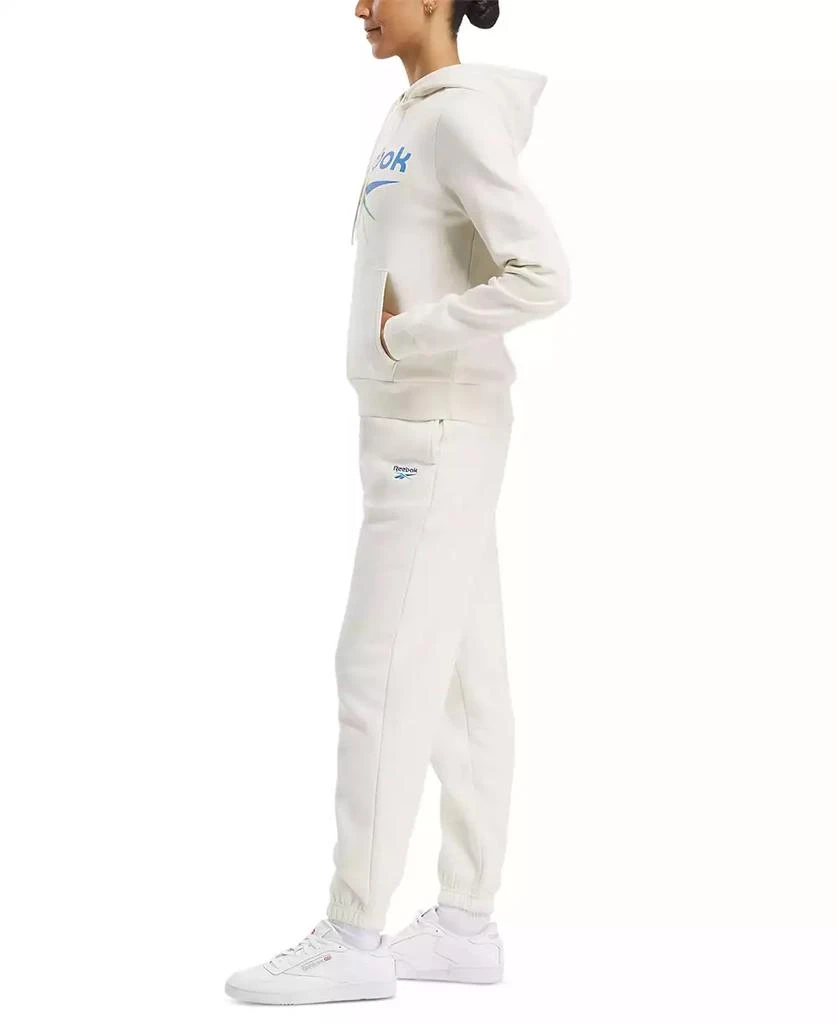 Reebok Women's Big-Logo Fleece Hoodie 3