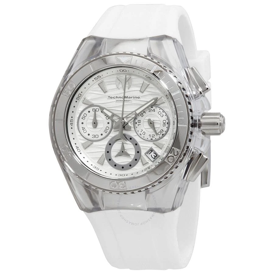 TechnoMarine Cruise Chronograph Quartz Silver Dial Ladies Watch TM-120033 1
