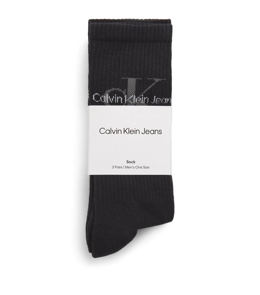 Calvin Klein Ribbed Logo Socks 1