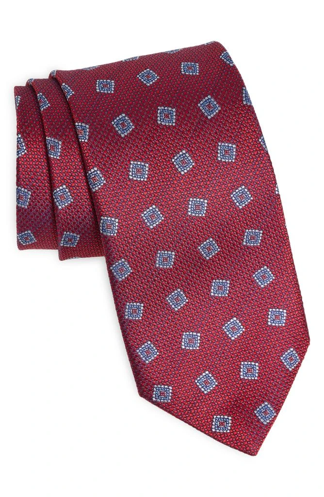 David Donahue Neat Silk Tie 1
