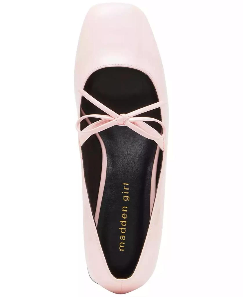 Madden Girl Egret Block-Heel Mary-Jane Bow Ballet Flats 4