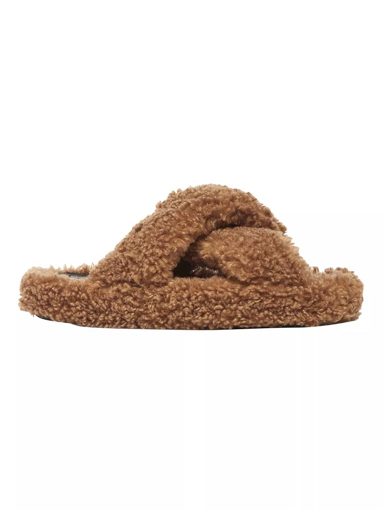 Apparis Biba Luxe Teddy Slides