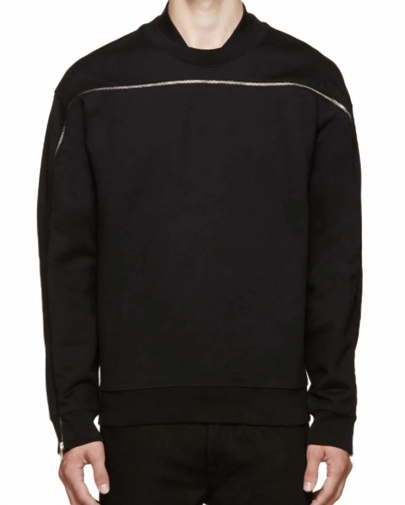 Mcq Alexander Mcqueen Men Single Zip Sweatshirt In Black 4