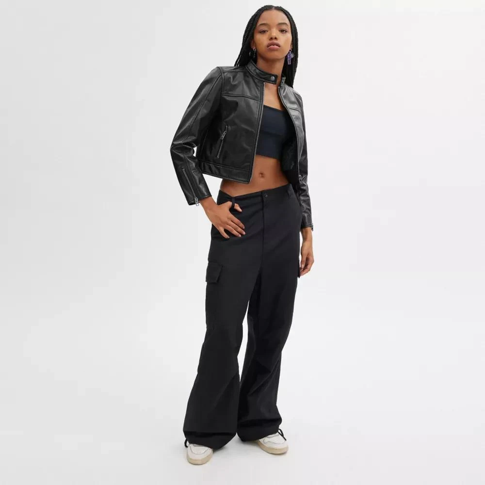 Coach Leather Racing Jacket 2