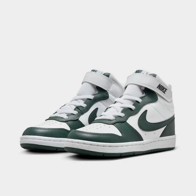 NIKE Little Kids' Nike Court Borough Mid 2 Casual Shoes 2
