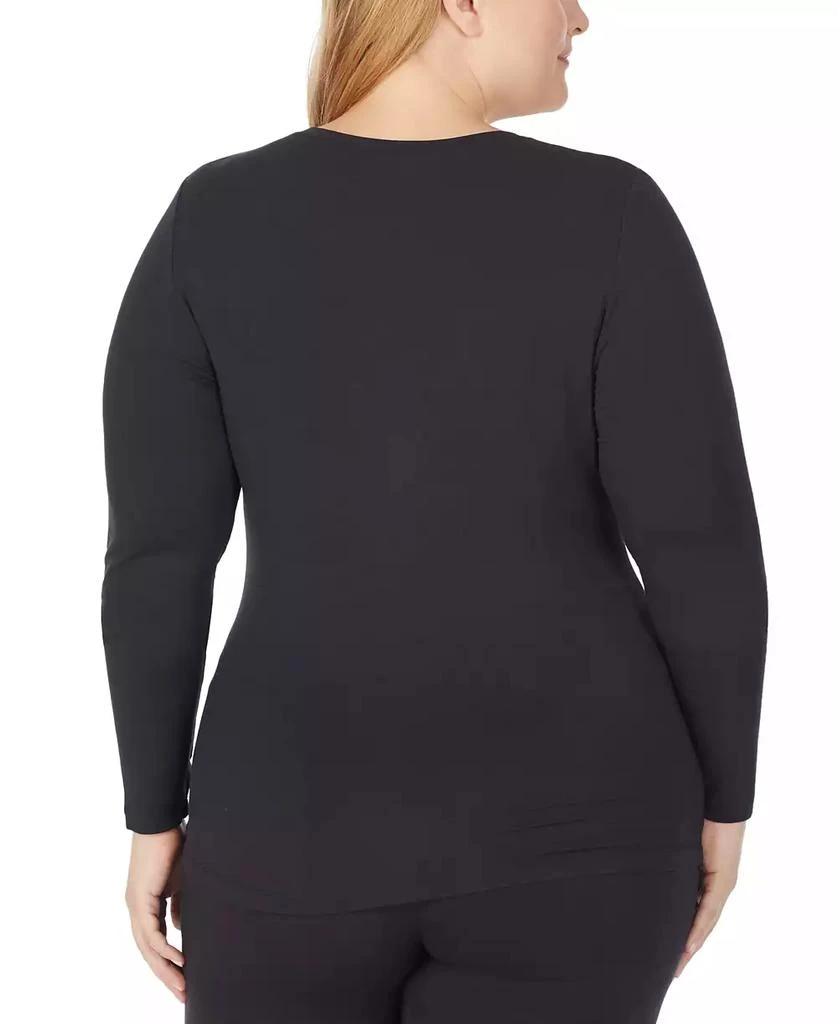 Cuddl Duds Plus Size Softwear with Stretch V-Neck Top 4