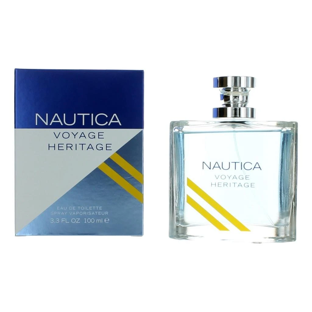 Nautica Voyage Heritage by , 3.3 oz Eau De Toilette Spray for Men 1