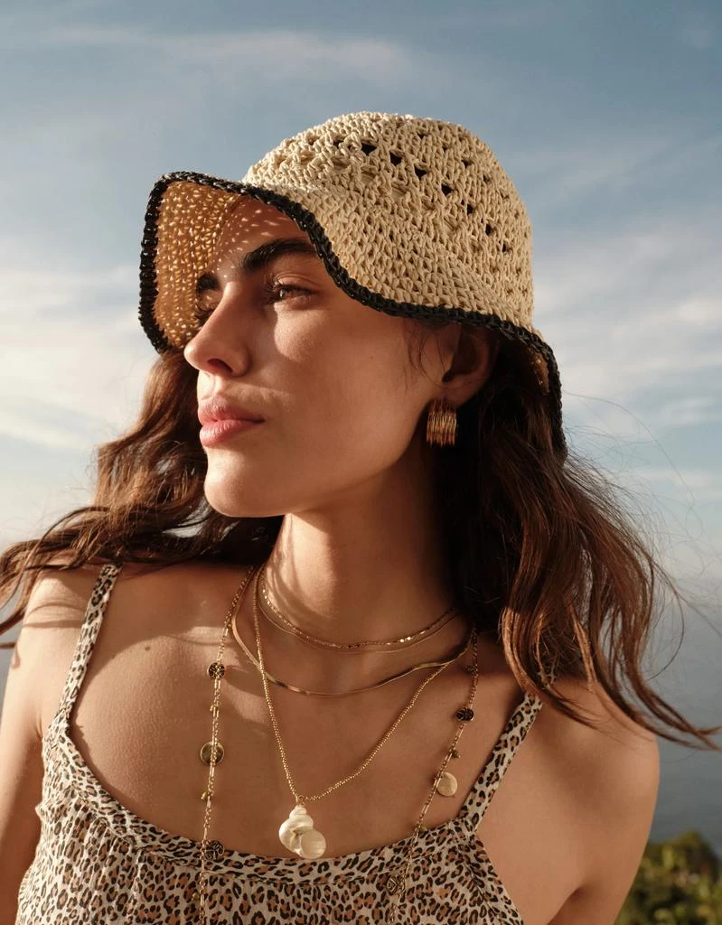 AE AE Raffia Bucket Hat 1