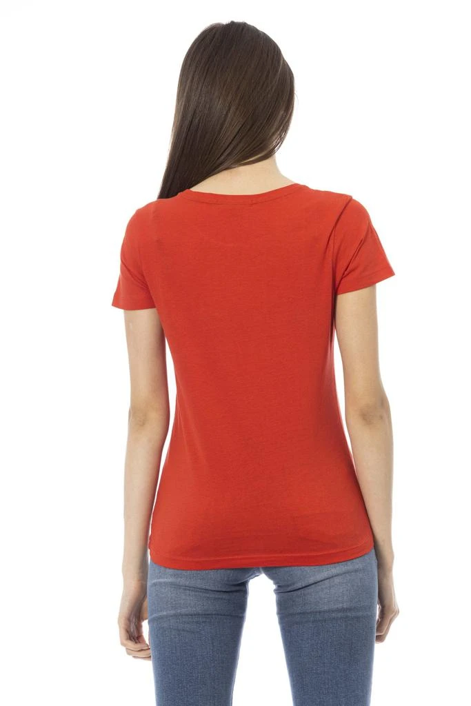 Trussardi Action Trussardi Action Red Cotton Tops 
T-Shirt 3