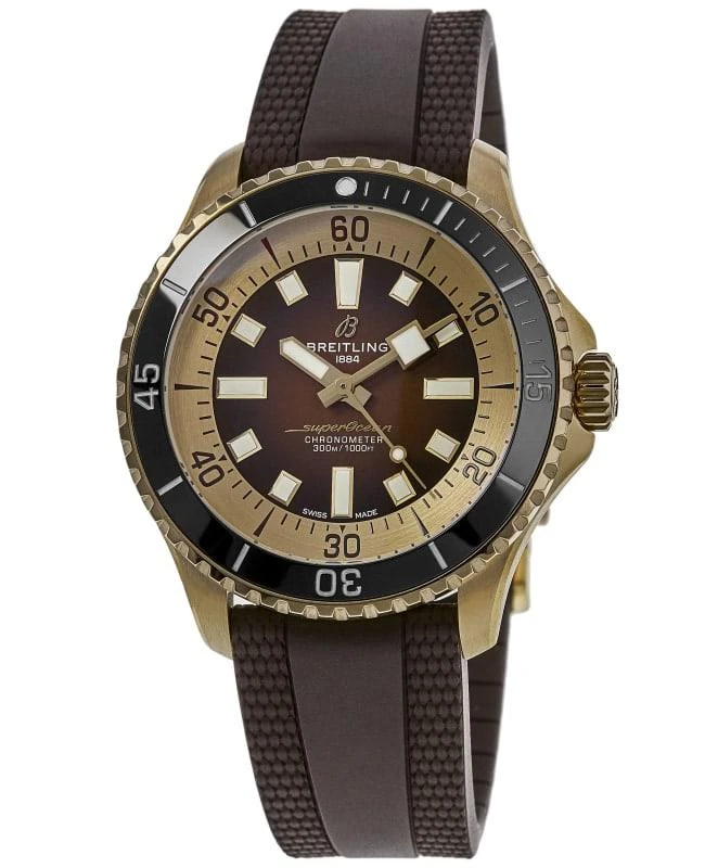 BREITLING Breitling Superocean Automatic 44 Brown Dial Bronze Rubber Strap Men's Watch N17376201Q1S1 1