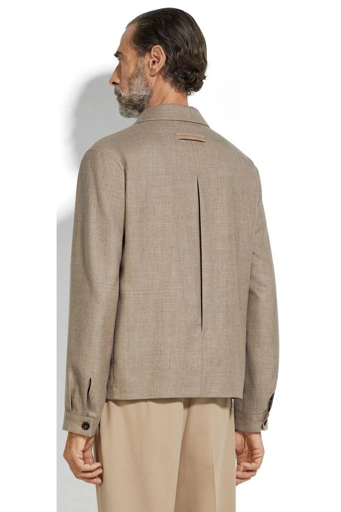 Zegna Zegna Button-Down Shirt Jacket 3