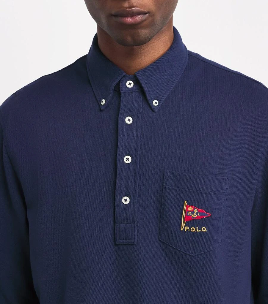 Ralph Lauren Cotton Flag-Embroidered Polo Shirt 6