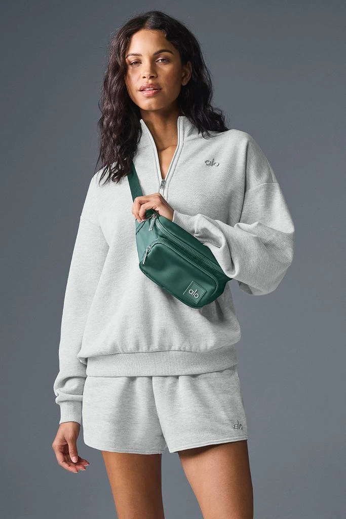 Alo Accolade 1/4 Zip Pullover - Athletic Heather Grey 5