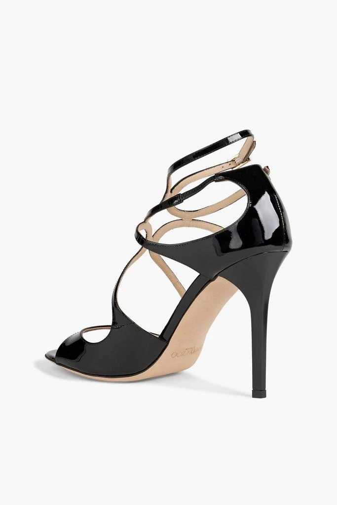 Jimmy Choo Lang 100 patent-leather sandals 3