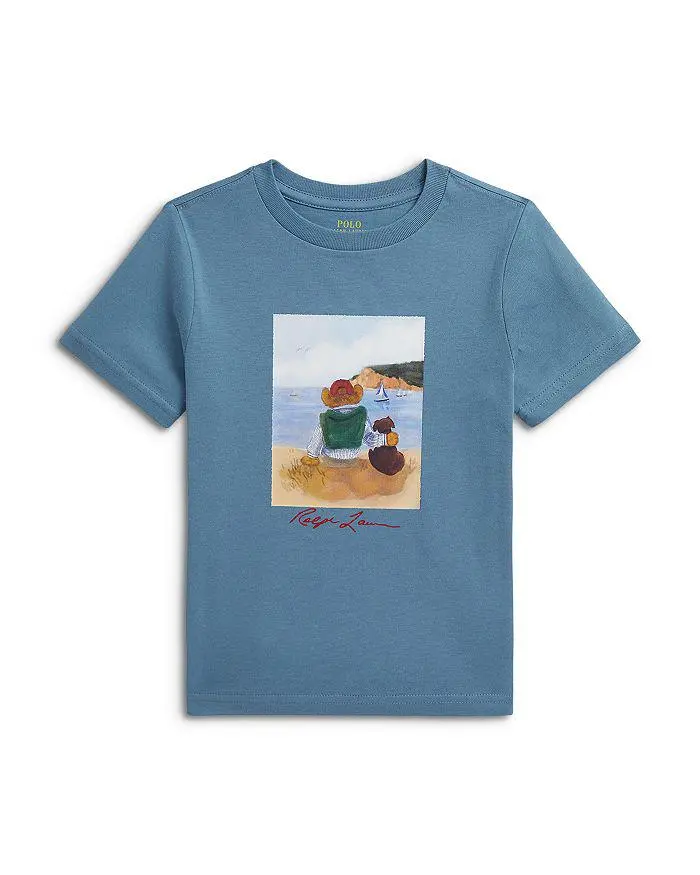 Ralph Lauren Boys' Polo Bear Cotton Jersey Tee - Little Kid