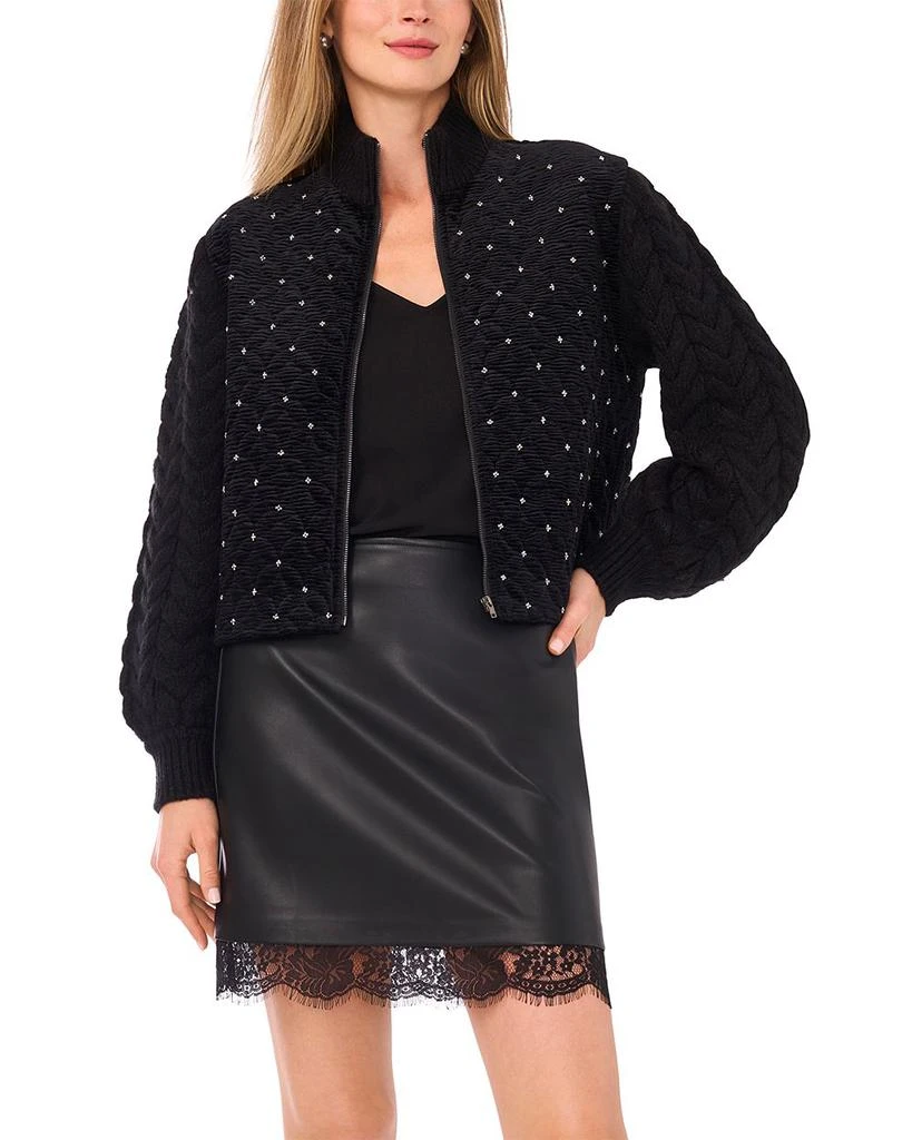 Vince Camuto Quilted Velvet Jacket 1