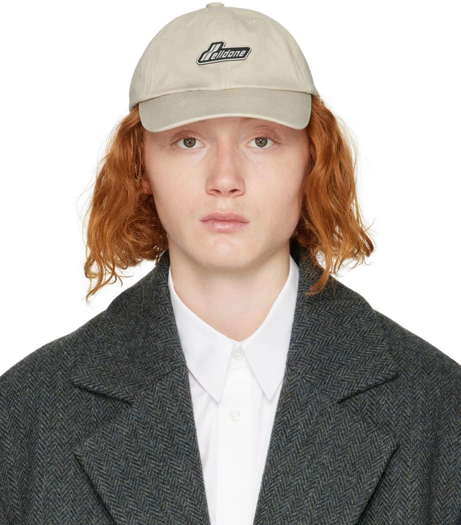 We11done Beige Wappen Cap 1