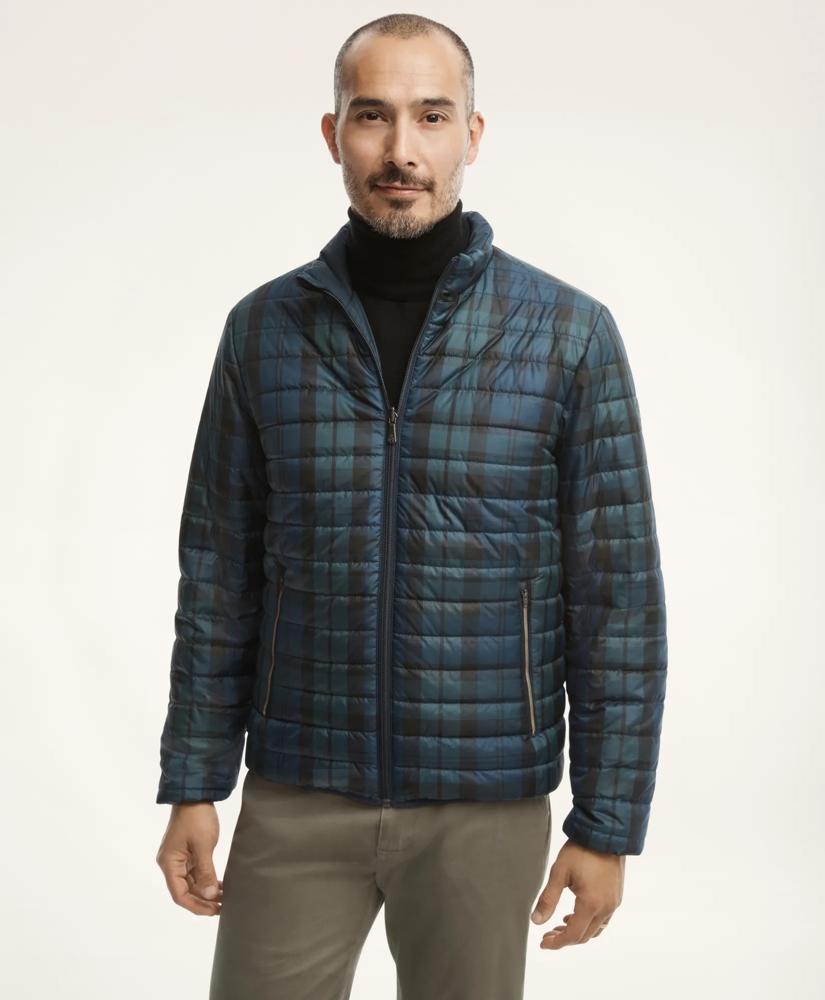 Brooks Brothers リバーシブル ジャケット チェック ドリズラー NWT Brooks Brothers Mens Reversible Plaid Quilted Puffer Jacket