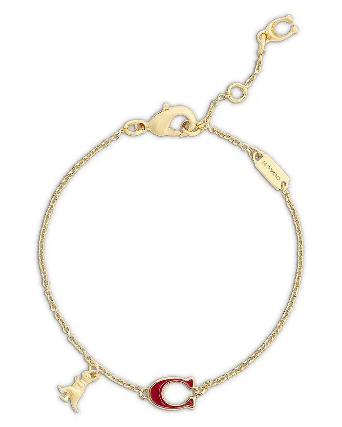 Coach Signature C Rexy Strand Bracelet
