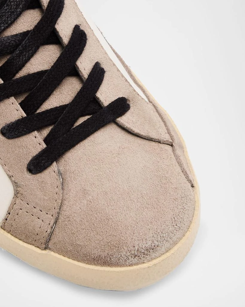 Golden Goose Men's Super-Star Leather and Suede Low-Top Sneakers 4
