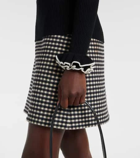 Valentino Ruffled virgin wool sweater 5