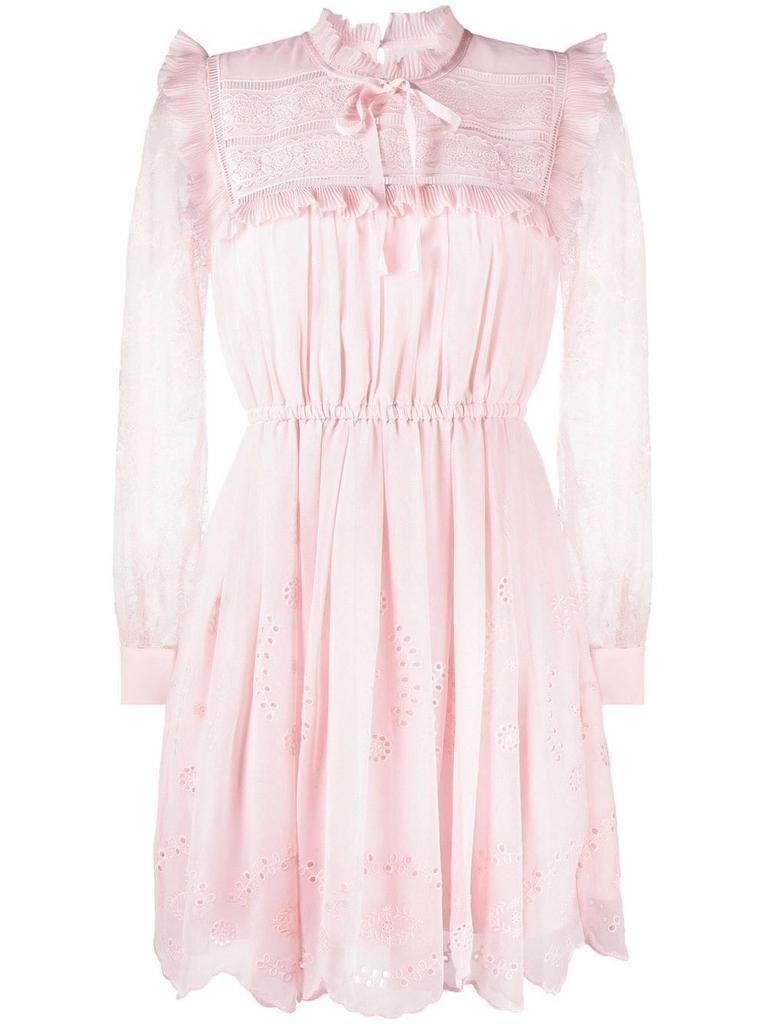 NA Ruffles pink mini Dress