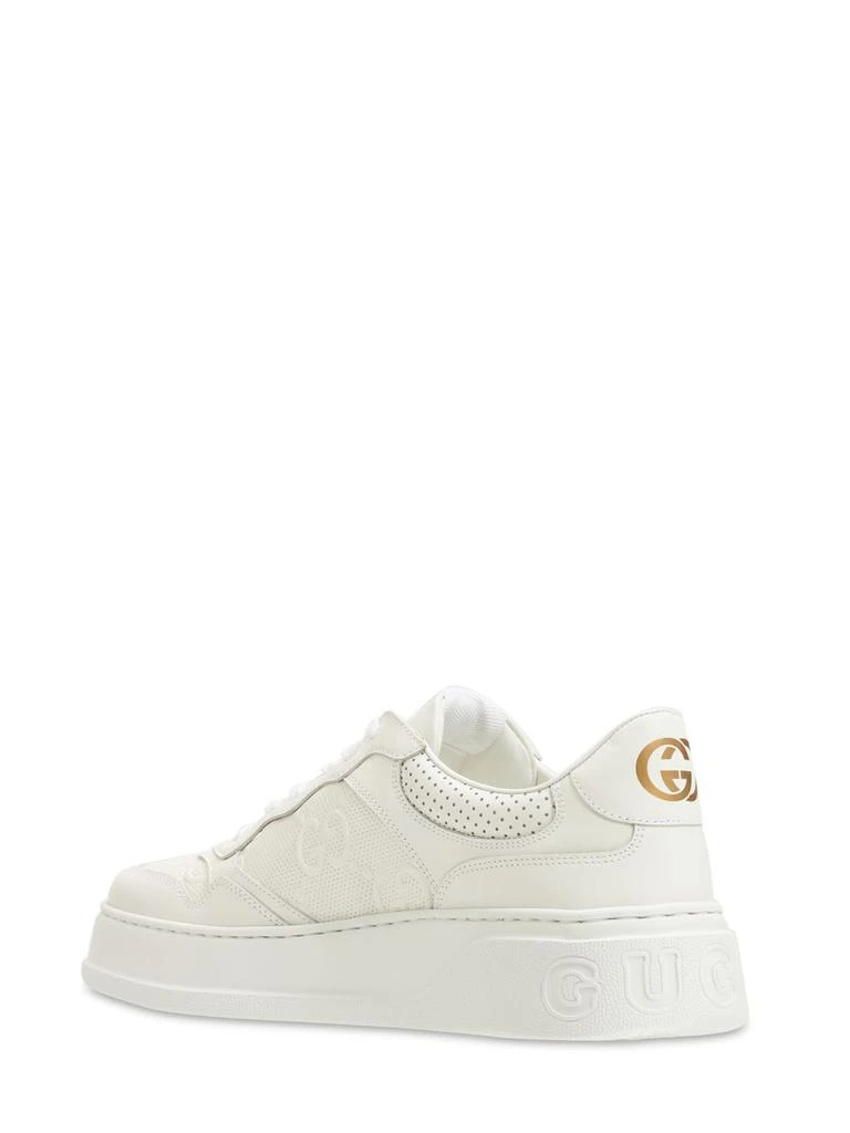 GUCCI Gg Embossed Leather Sneakers 3