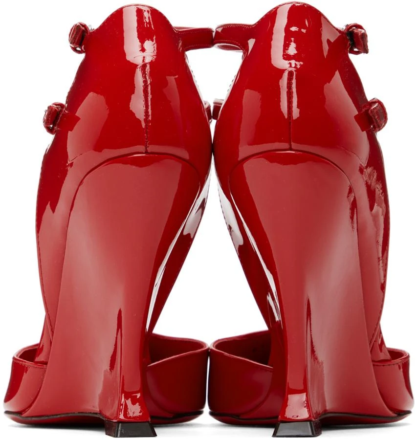 Salvatore Ferragamo Red Vidya Pumps 2