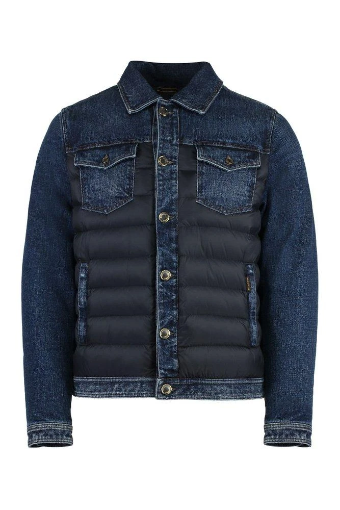 MOORER Mondor-104S Padded Tonal Stitch Denim Jacket