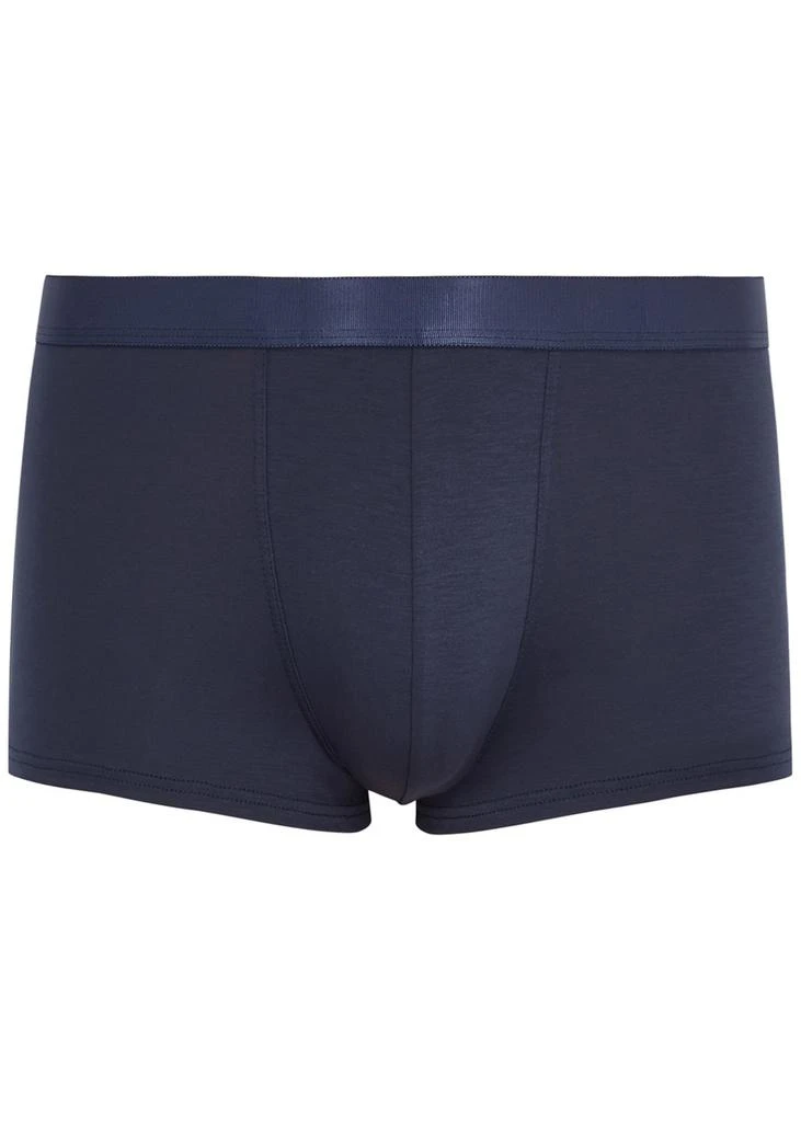 CDLP Navy stretch-Lyocell boxer trunks 1